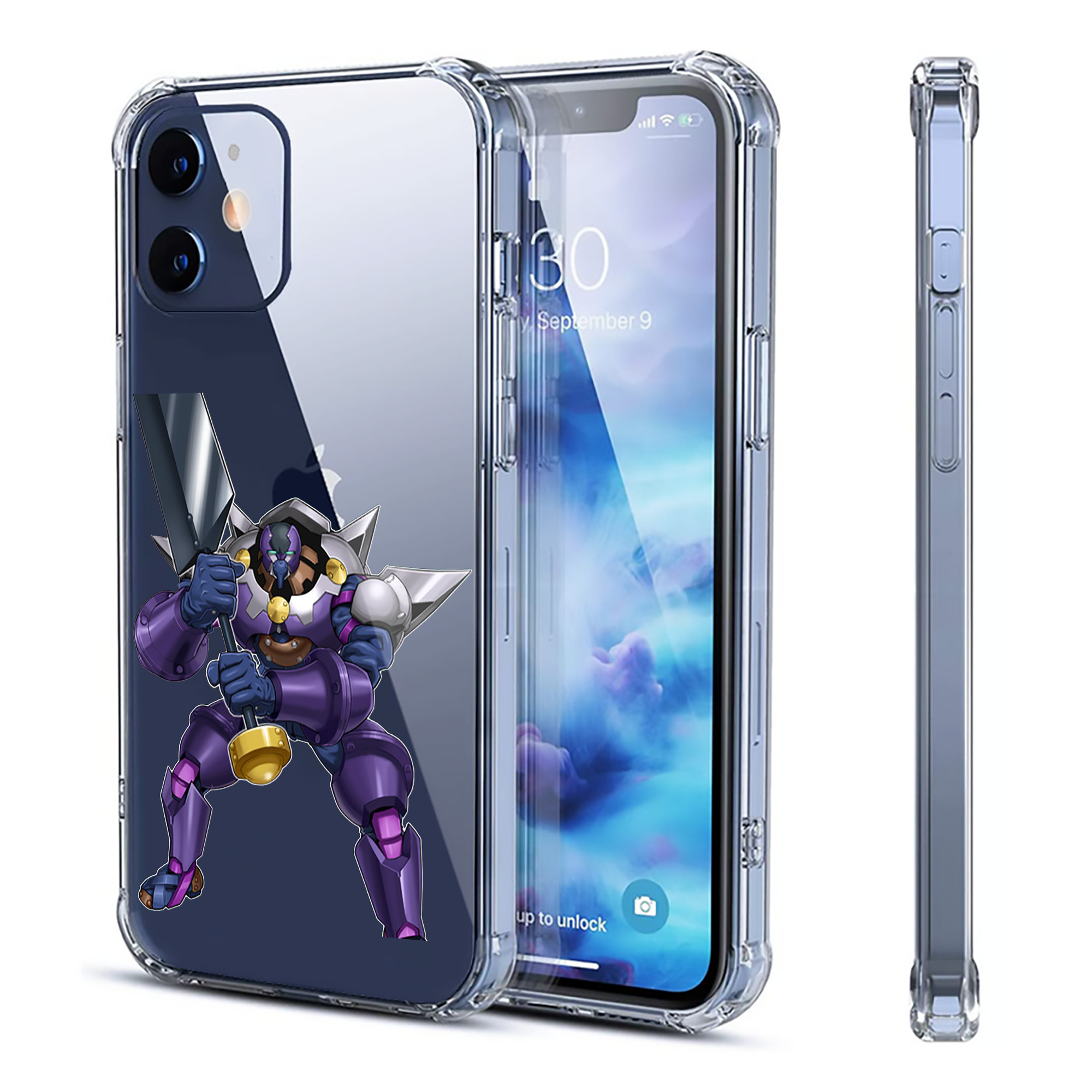 （画像用） 遊☆戯☆王 Yu-Gi-Oh! 【iPhone 12シリーズ対応】透明スマホケース（クリアソフトケース）